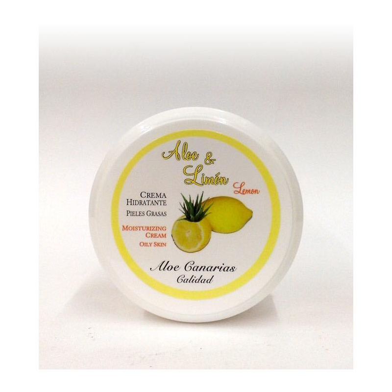 Crema Aloe Vera + Limón 150ml (Hidratante Pieles Grasas)